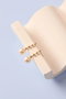 Heliophilia Silver Pendientes de Metal Dorados CKP9963